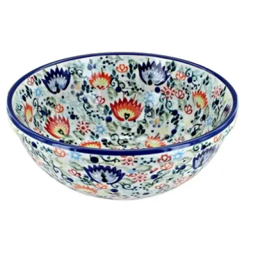 Blue Rose Polish Pottery Manufaktura Cereal Bowl image {7}