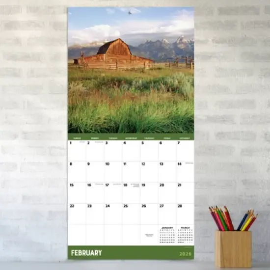 TF Publishing 13.5"x14.5" 2026 Ranch Life Wall Calendar image {2}