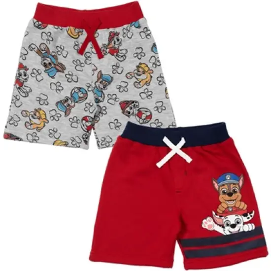 Paw Patrol Rubble Marshall Chase Fleece 2 Pack Shorts Set Little Kid  image {8}