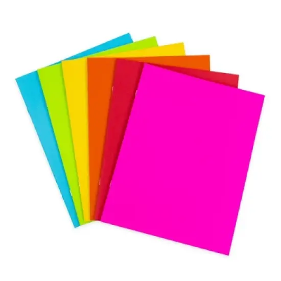 Hygloss&reg; Bright Blank Books, 24 Pages, Assorted Colors, 8.5" x 11", Pack of 6 image {4}