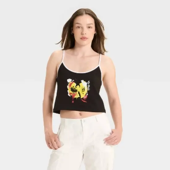 Women's Wu Tang Graphic Tank Top - Black image {1}