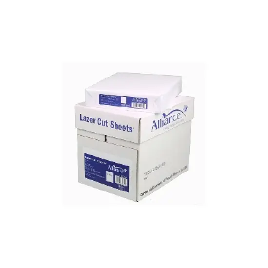 Alliance Lazer Cut Sheets 8.5x11 Printer Paper 20 lbs. 8830030 image {1}