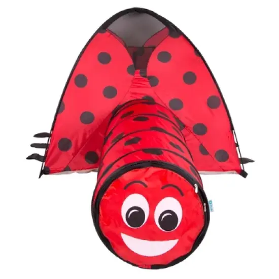 Pacific Play Tents Kids Ladybug Tent and Tunnel Combo image {1}