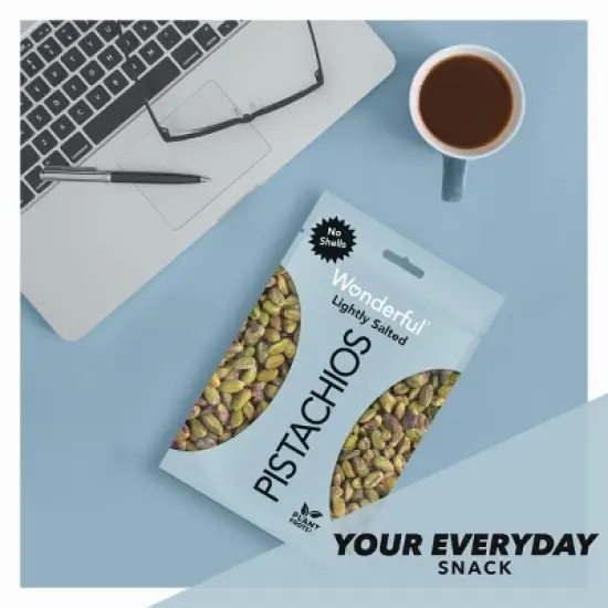 Wonderful No Shell Lightly Salted Pistachios - 6oz image {4}