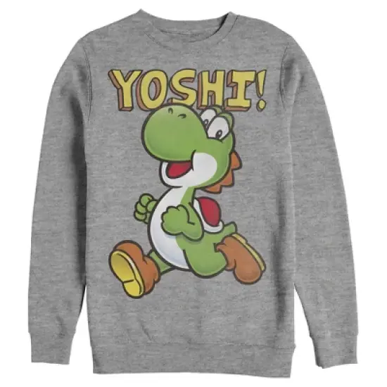 Men's Nintendo Running Yoshi Sweatshirt image {2}