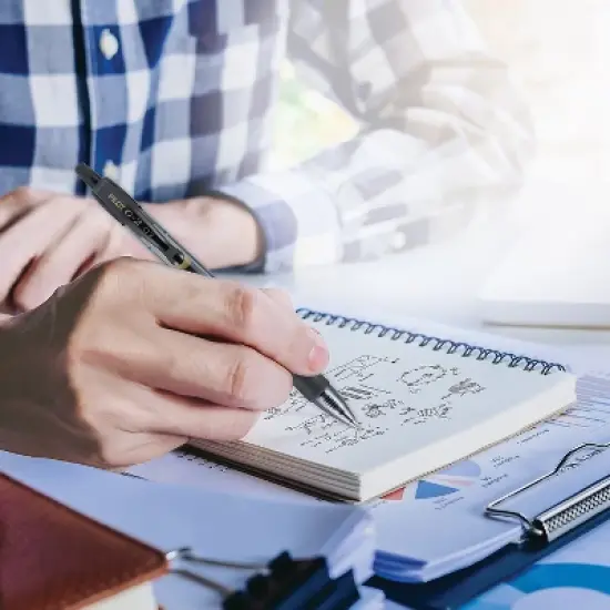 Pilot G2 Retractable Gel Pens Fine Point Black Ink 5/Pack (31078) 755958 image {3}