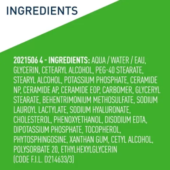 CeraVe Hydrating Facial Cleanser Refill For Normal to Dry Skin - 16 fl oz image {10}