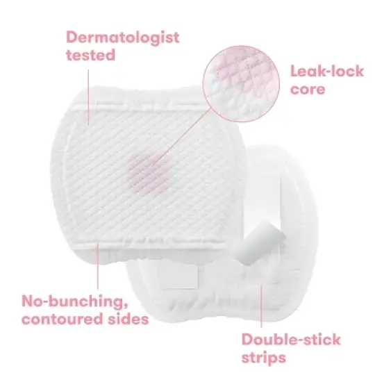 Frida Mom All-Day Dry Disposable Nursing Pads - 60ct image {4}