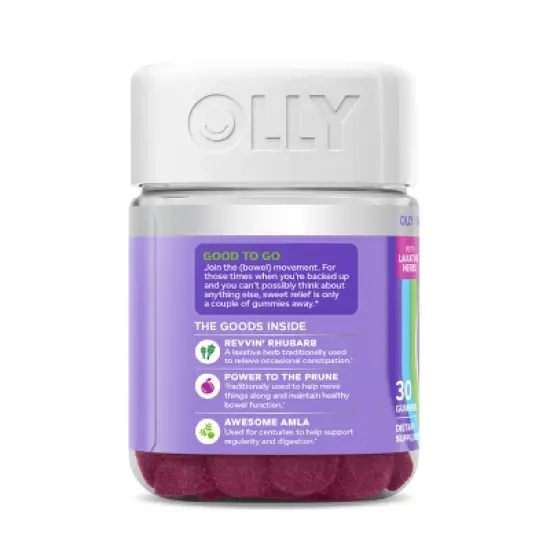 OLLY Keep It Movin' Digestive Gummies - 30ct image {4}