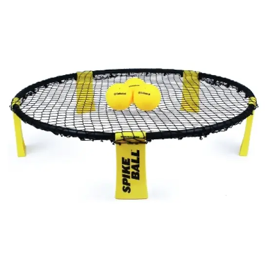 Spikeball Roundnet Combo Meal Set with 3 balls and Backpack - Yellow/Black image {1}