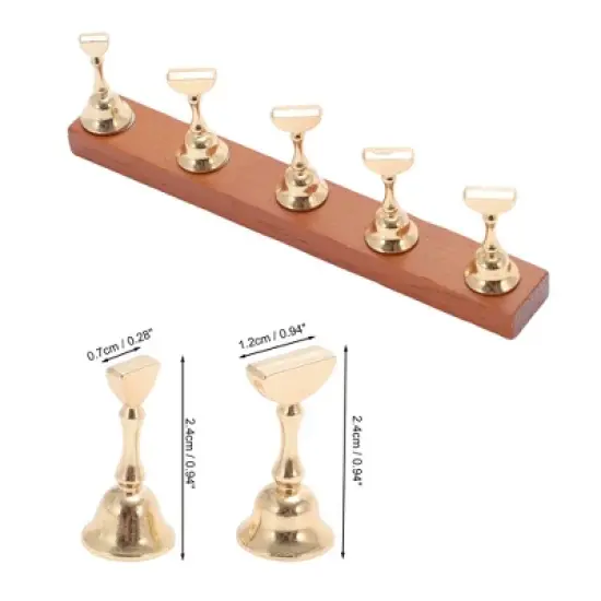 Unique Bargains Durable Rectangular Nail Display Stand 1 Set image {3}