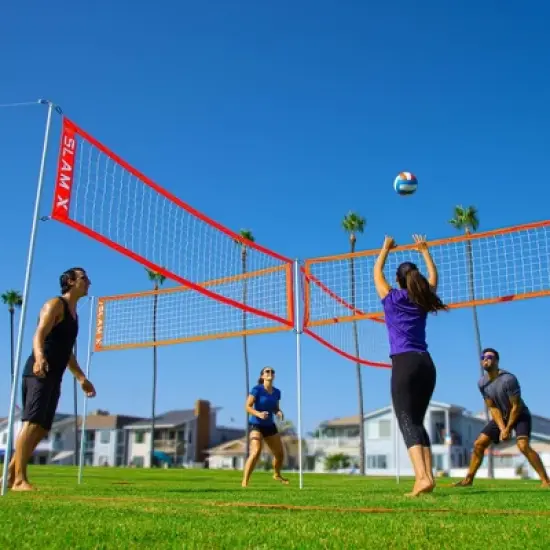 GoSports Slam X 4-Way Volleyball Game Set - 8pc image {1}