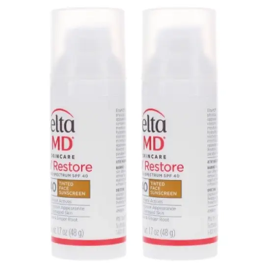 EltaMD UV Restore Broad Spectrum SPF 40 Tinted Face Sunscreen 1.7 oz 2 Pack image {3}