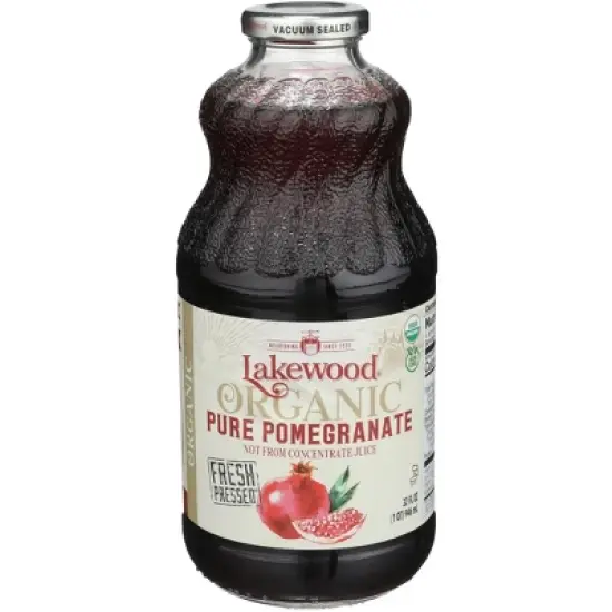Lakewood Organic Pure Pomegranate Juice -32 fl oz (Case of 6) image {1}