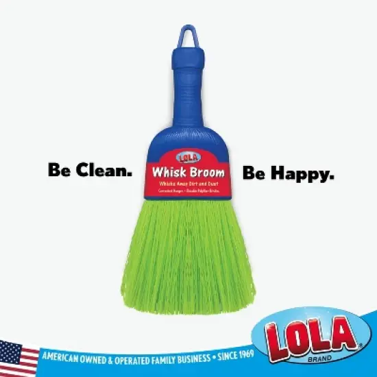 Lola Products Whisk Broom, Hand Brush, Durable Bristles, Whisks Away Dirt & Debris, Compact, Hang Hole for Easy Storage, Indoor/Outdoor, 72 Pack image {7}