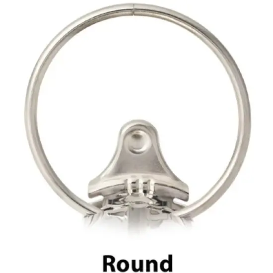 Avery 1" Mini Economy View Binder, Round Rings, 2 White Binders image {6}