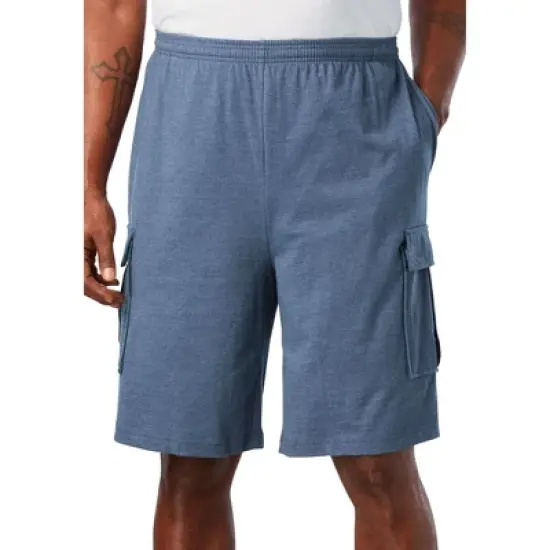 KingSize Men's Big & Tall Lightweight Jersey Cargo Shorts image {10}
