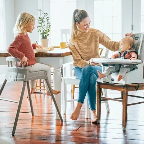 Chicco Stack Hi-Lo 6-in-1 Multi-Use High Chair - Sand image {7}