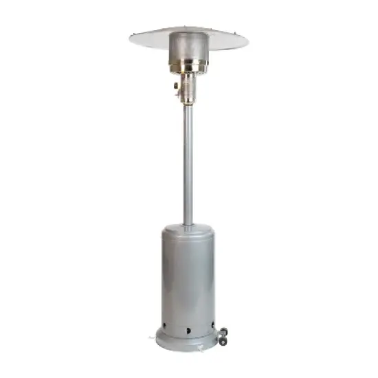 Merrick Lane Stainless Steel 7.5' Tall 40,000 BTU Outdoor Propane Patio Heater with Wheels image {14}