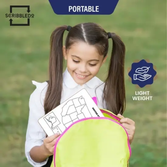 SCRIBBLEDO USA Map Dry Erase Board 11"x14" image {4}