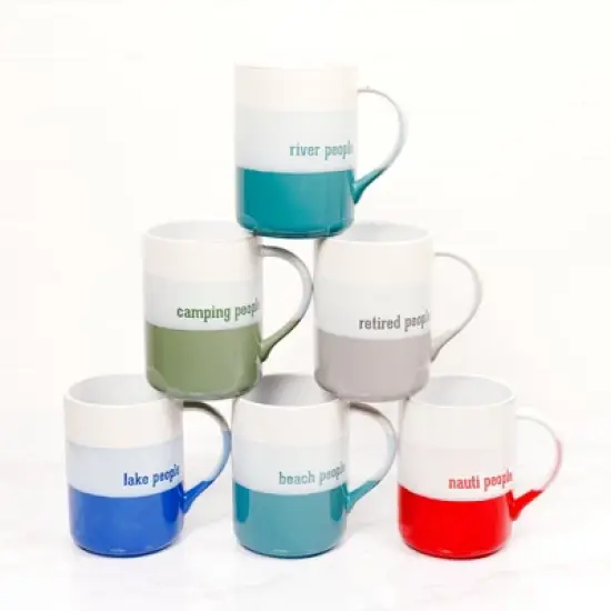 Pavilion Gift Company - Camping People - 18 oz Mug - Drinkware image {2}