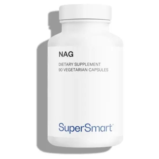 SuperSmart NAG Supplement 1500mg per Day (N-Acetyl Glucosamine) - High Absorption Glucosamine Sulfate | Non-GMO & Gluten Free - 90 Vegetarian Capsules image {8}