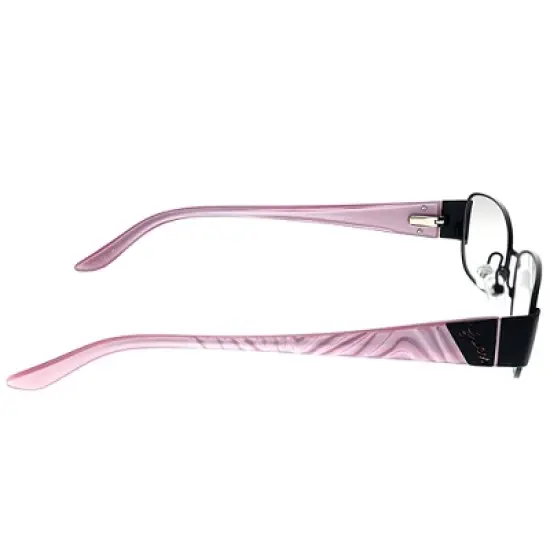 Guess GU 2307 BLK Unisex Rectangle Eyeglasses Black Pink 52mm image {2}