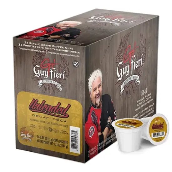Guy Fieri Flavortown Roasts Coffee Pods, Gourmet Coffee in Single Serve Cups, 24 Count image {6}