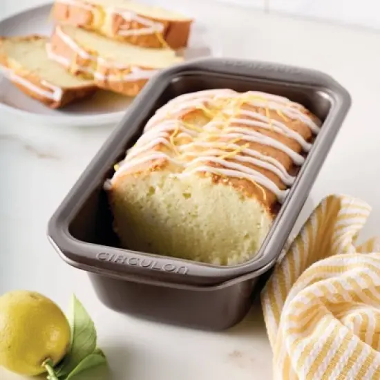 Circulon 9"x5" Loaf Pan Chocolate: Nonstick Rectangle Aluminum Baking Dish, Oven-Safe, Dishwasher-Safe image {5}