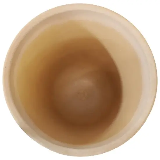 Sunnydaze Indoor/Outdoor Patio, Garden, or Porch Weather-Resistant Double-Walled Walter Flower Pot Planter - 15.5" - Antique White image {5}