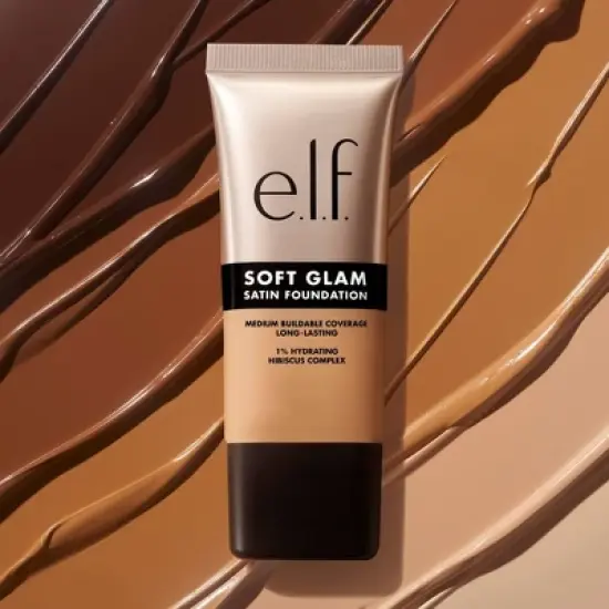 e.l.f. Soft Glam Satin Foundation - 1 fl oz image {9}