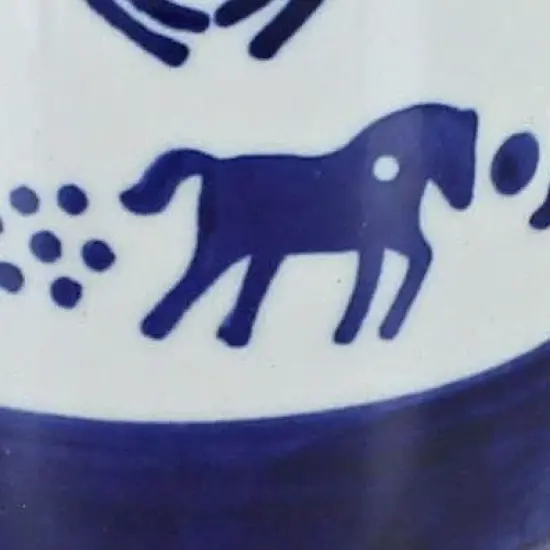 Blue Rose Polish Pottery K73 Animal Mug image {2}