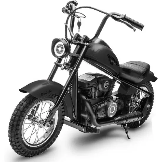 Garvee Electric Dirt Bike for Kids with 15 MPH Top Speed, 24V 300W Motor, LED Lights & 12" Air-Filled Tires image {8}