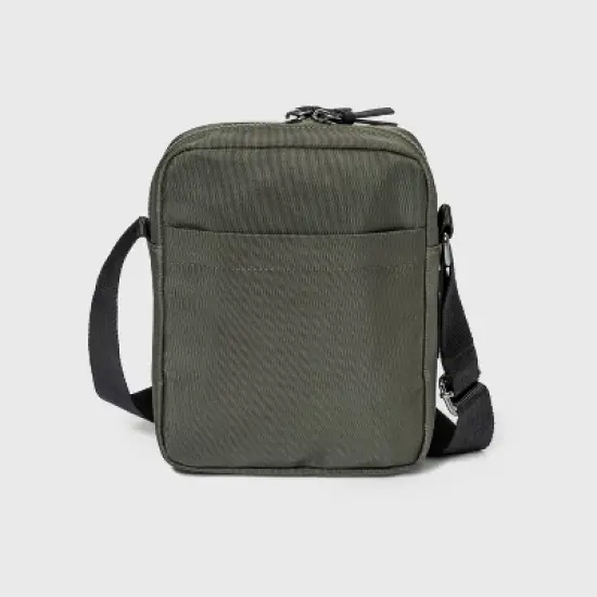 Men's Crossbody Bag - Goodfellow & Co&trade; Olive Green image {1}