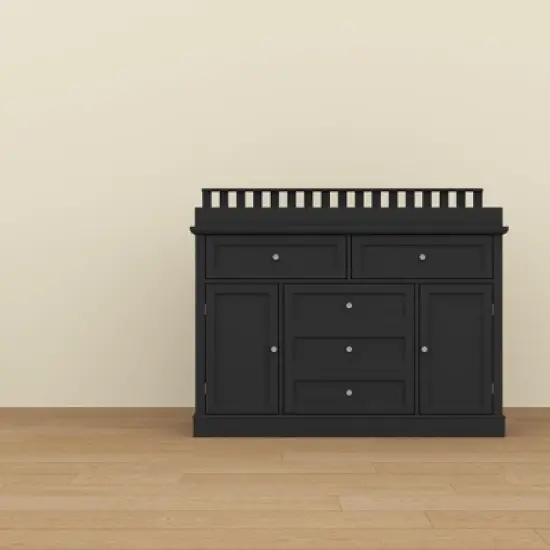 Famapy Baby Changing Table Chest of Drawers Edge Protection Top Upholstery image {5}