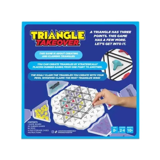 Triangle Takeover by What Do You Meme?: Creative Thinking Board Game for 2+ Players - Includes Tray, Tokens & More image {8}