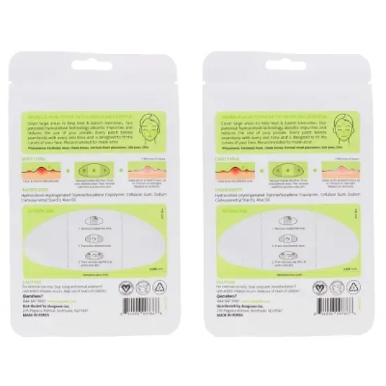 Avarelle Acne Cover Pimple Patch Frontline Essential 8 Oval Patches 2 Pack image {3}