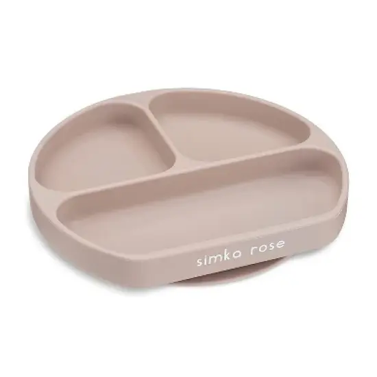 Simka Rose Silicone Suction Plate for Baby and Toddler image {8}
