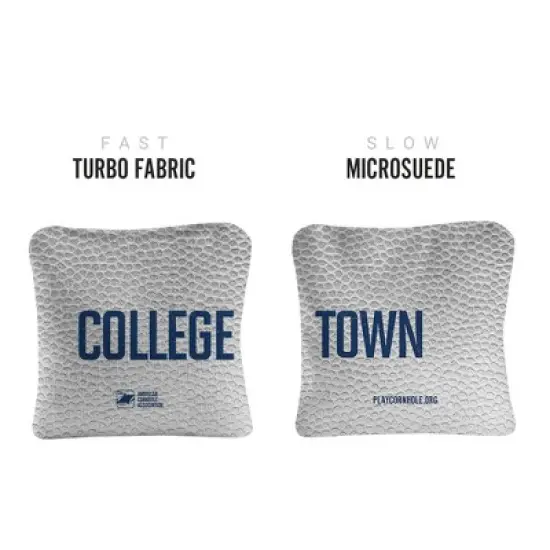 Gameday College Town Synergy Pro Gray Cornhole Bags (Set of 4) image {1}