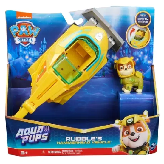 PAW Patrol Rubble Aqua Vehicle image {1}