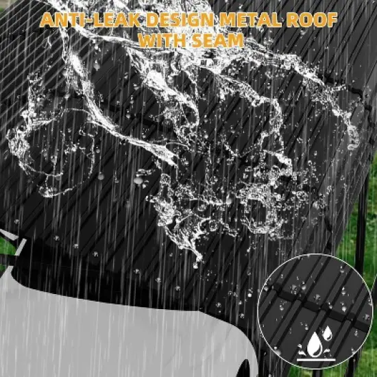 20' x 30' x 8.5' Heavy Duty Metal Carport with Galvanized Steel Roof, Steel Carport Kits Outdoor with Metal Roof, Galvanized Car Shelter image {3}