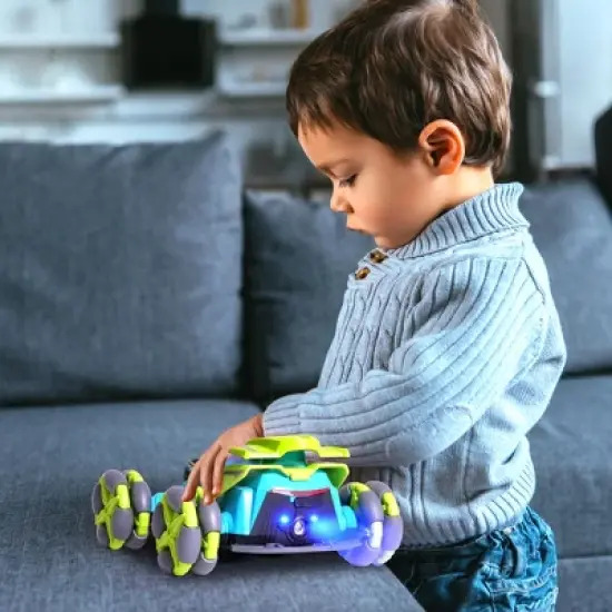 Contixo SC4 RC Car with 360&deg; Rotating, Blue Smoke, One-Key Demonstration, Realistic Sounds & Lights, with 360&deg; Rotating, Blue Smoke image {3}