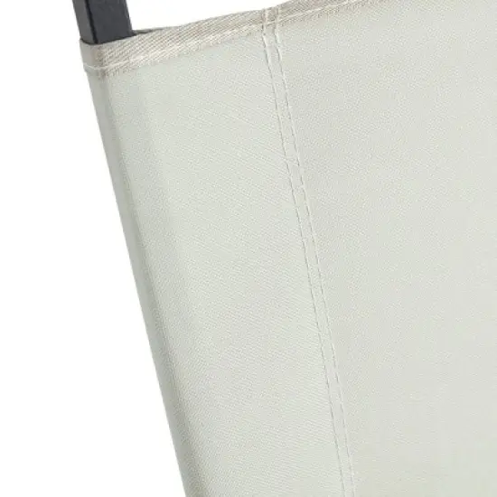 DOMETOUR Outdoor Folding Chair Beige Suitable for Camping and Picnic Portable image {6}