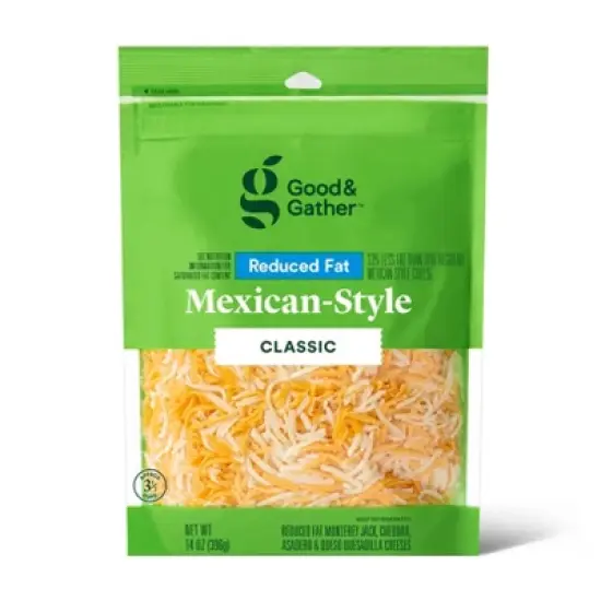 Shredded Reduced Fat Mexican-Style Cheese - 14oz - Good & Gather&trade; image {3}