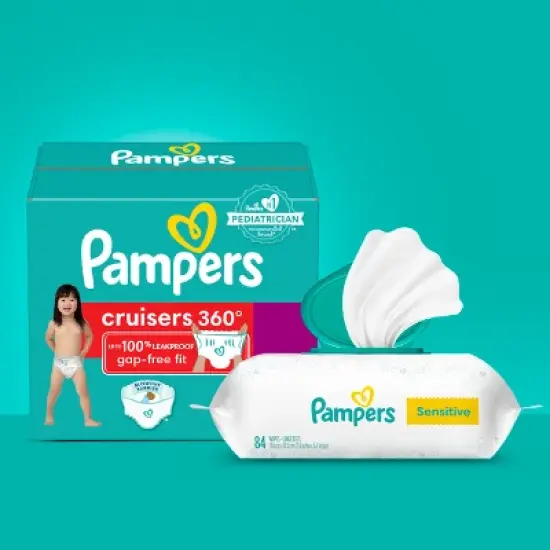 Pampers Cruisers 360 Diapers - (Select Size and Count) image {7}
