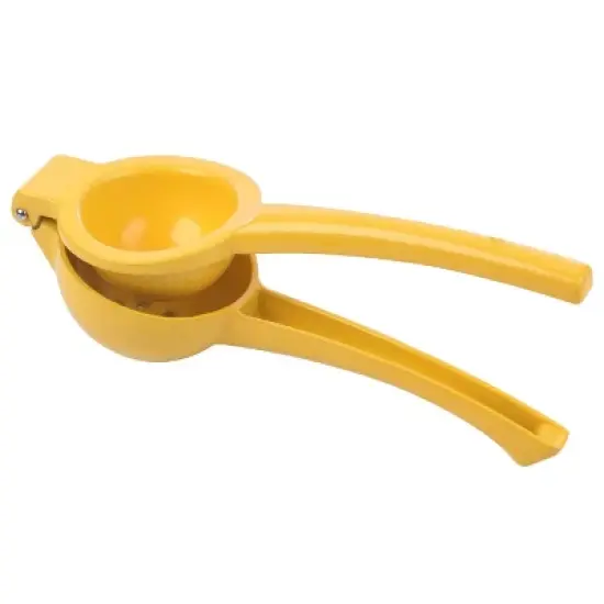 Prepworks Lemon Squeezer: Aluminum Citrus Press, Dishwasher-Safe, Yellow Juicer, 3" Height, 0.46 lbs image {2}