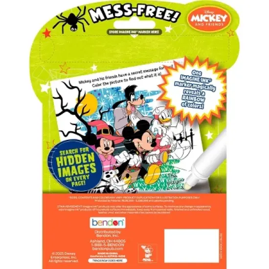 Mickey Mouse Halloween Imagine Ink Book image {1}
