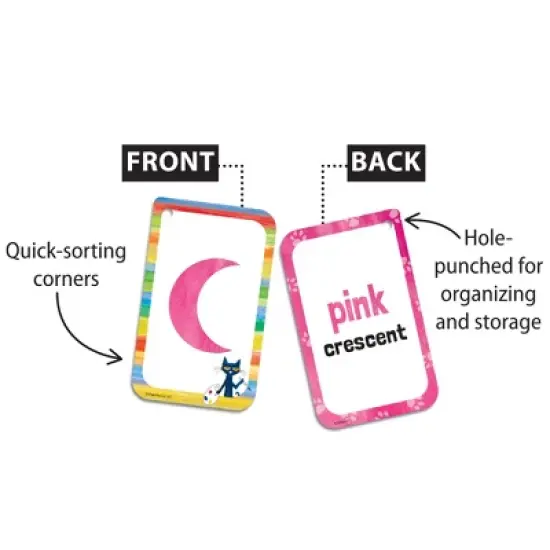 Teacher Created Resources Pete the Cat Shapes & Colors Flash Cards image {3}