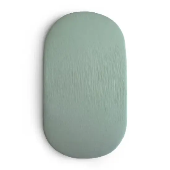  Mushie Extra Soft Muslin Bassinet Crib Sheet image {6}