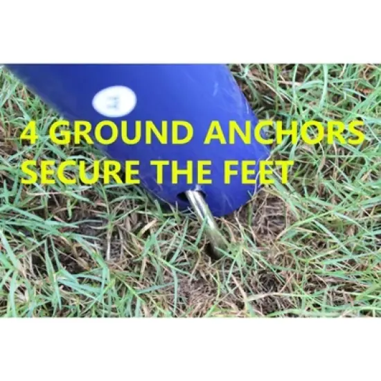 Gulches 149in Sturdy metal swing set with slide,safe U-shaped seats,weather-resistant,holds up to 7 kids&pound;&not;3-8 years image {4}